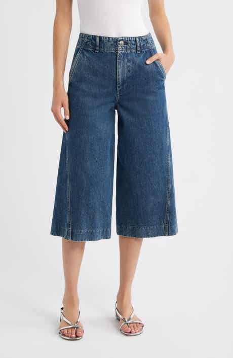 rag & bone Jamie High Waist Culotte Jeans