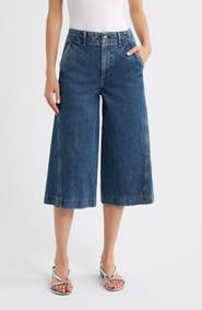 rag & bone Jamie High Waist Culotte Jeans