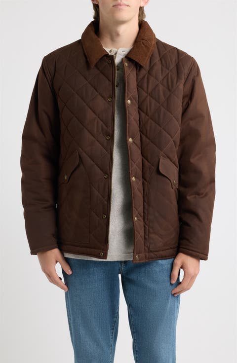 Waxed Cotton Quilted Countryman's Jacket