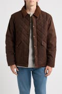 Schott NYC Waxed Cotton Quilted Countryman's Jacket