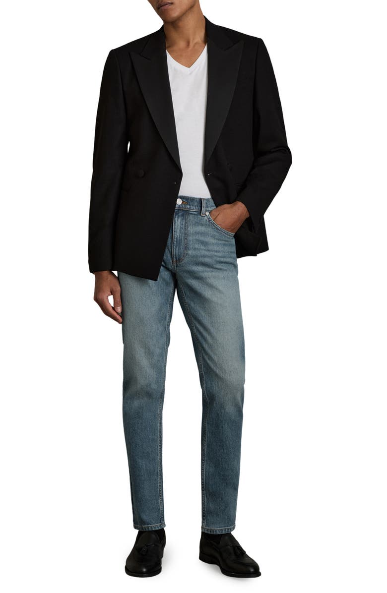 Reiss Picton Slim Fit Jeans, Alternate, color, Washed Indigo