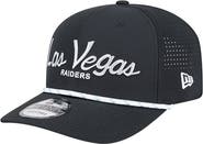 New Era Men's New Era Black Las Vegas Raiders Script 9SEVENTY Adjustable Hat