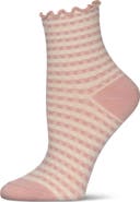 MeMoi Gingham Ankle Socks