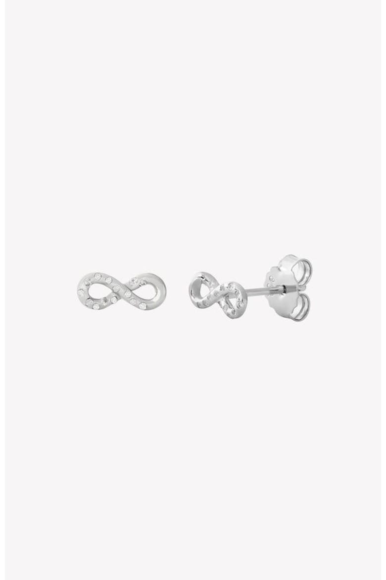 Infinite Hope Stud Earrings, Main, color, Sterling Silver