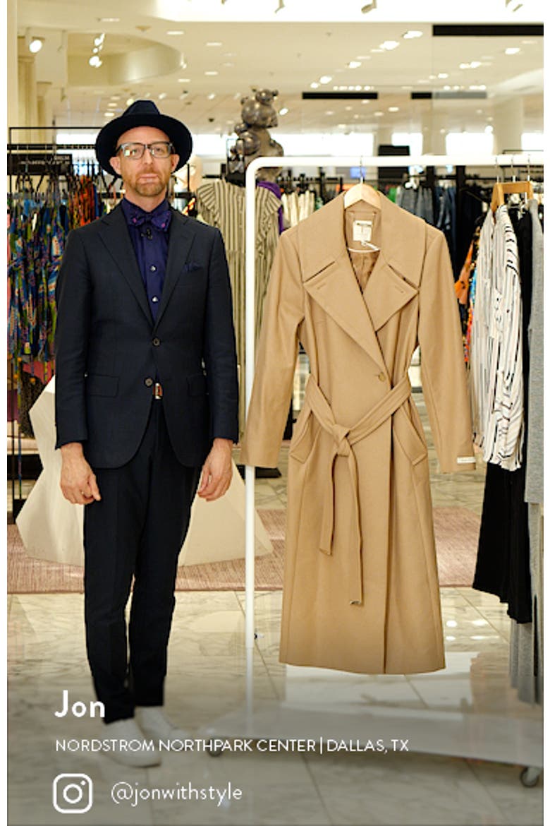 Rosiey Cotton Blend Longline Coat video