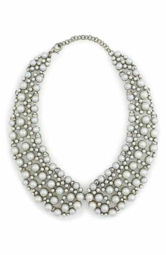 EYE CANDY LOS ANGELES Diana Imitation Pearl Collar Necklace