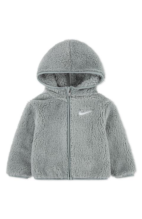 Faux Shearling Full Zip Hoodie