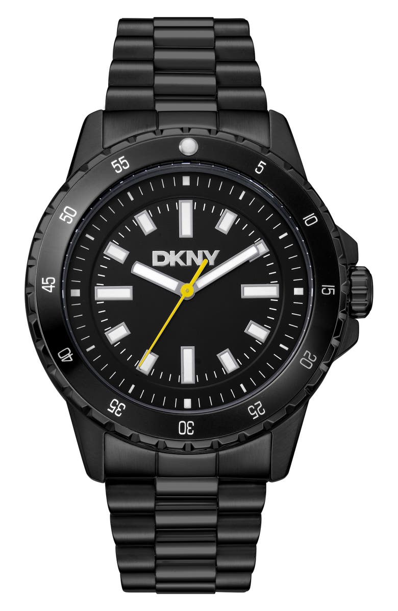 DKNY Sport Watch, 43mm, Main, color, Black