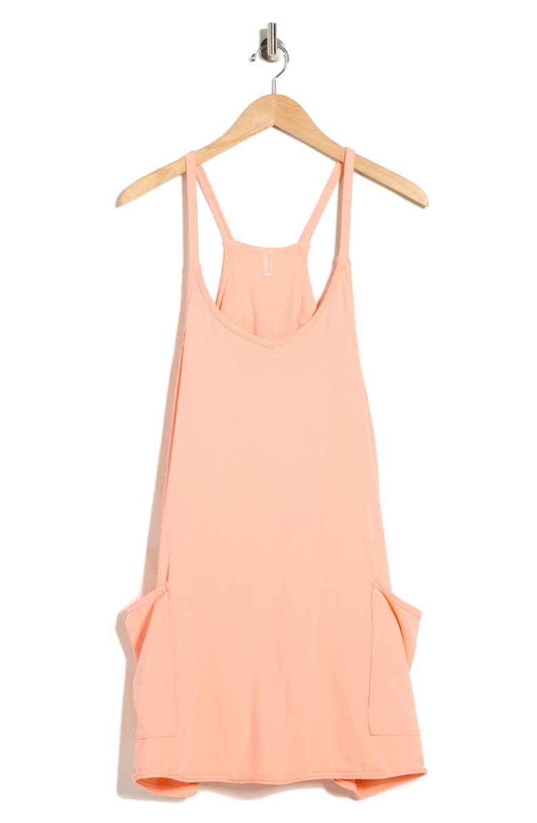 Free People FP Movement Hot Shot Racerback Romper, Main, color, Fruit Punch