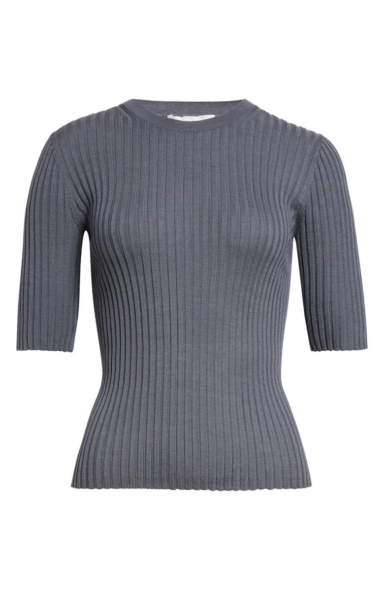 Vince Wool & Silk Blend Rib Sweater, Alternate, color,