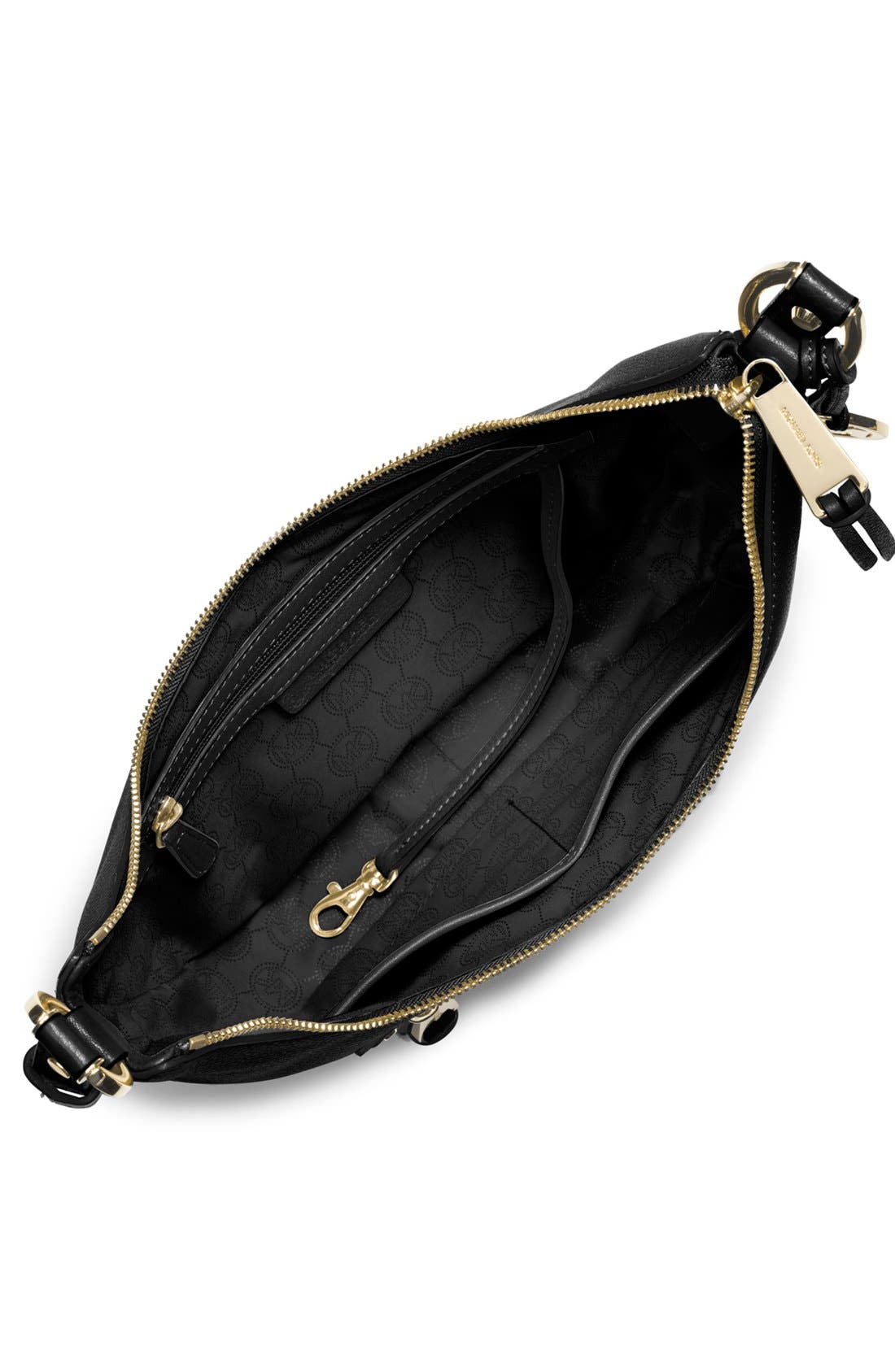 MICHAEL Michael Kors 'Small Rhea' Zip Detail Shoulder Bag, Alternate, color, 