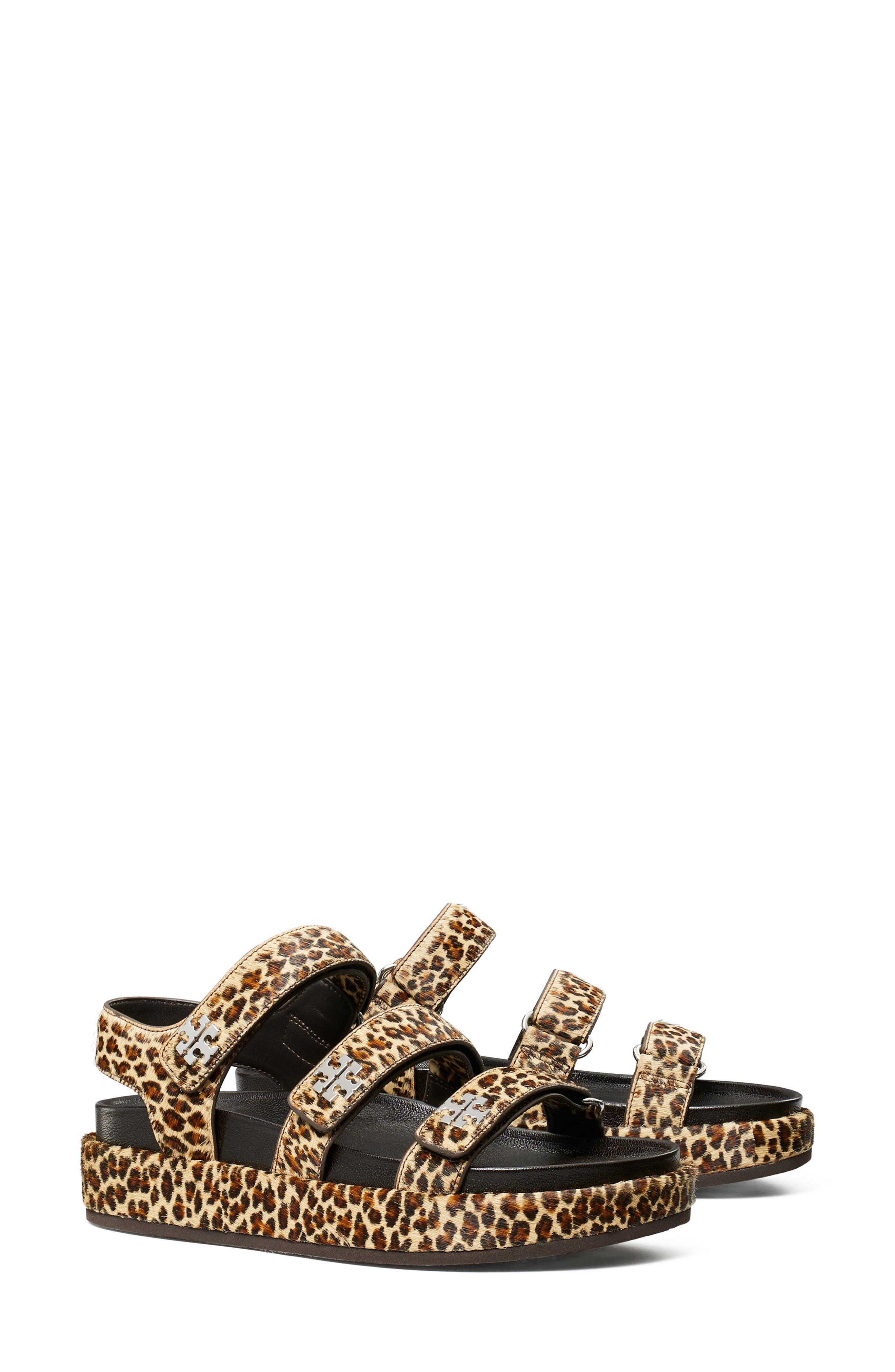  Leopard Print Calf Hair/Silver