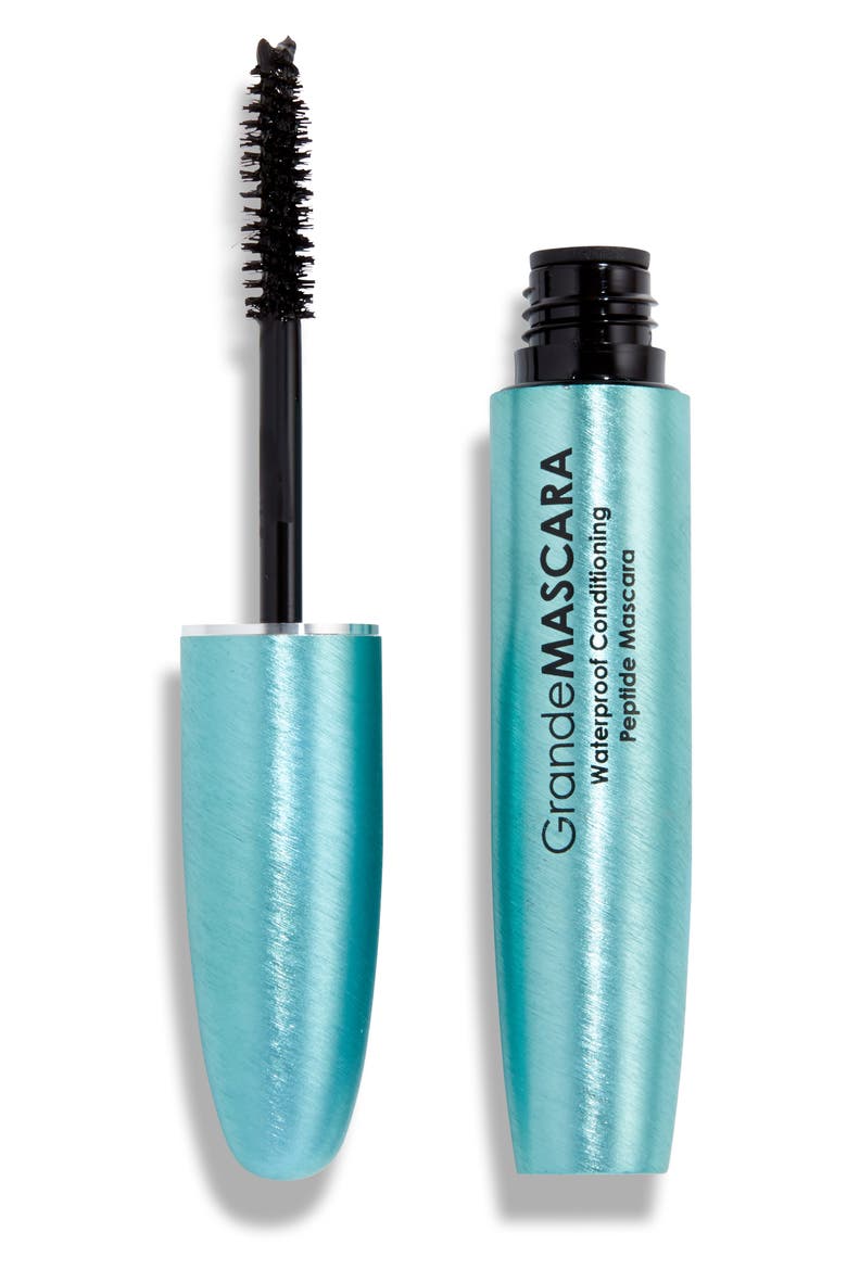 GrandeMASCARA Waterproof Conditioning Peptide Mascara, Main, color, BLACK