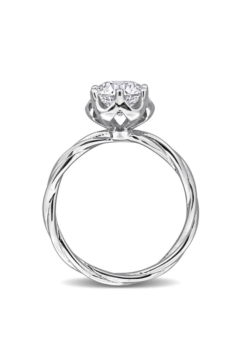 Julianna B. 1 ctw Lab-Grown Diamond Engagement Ring 18k, Alternate, color, 