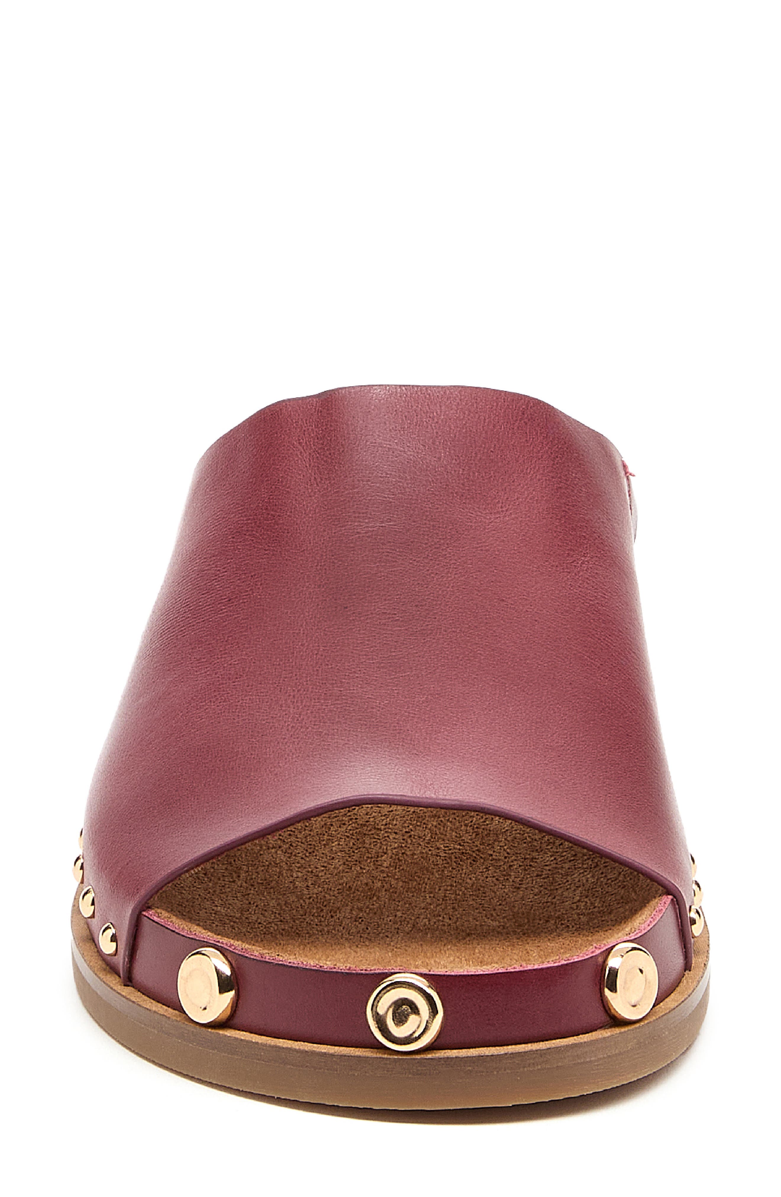 Squish Stud Slide Sandal, Alternate, color, RASPBERRY