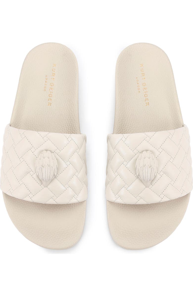 Kurt Geiger London Meena Eagle Slide Sandal, Alternate, color, Natural