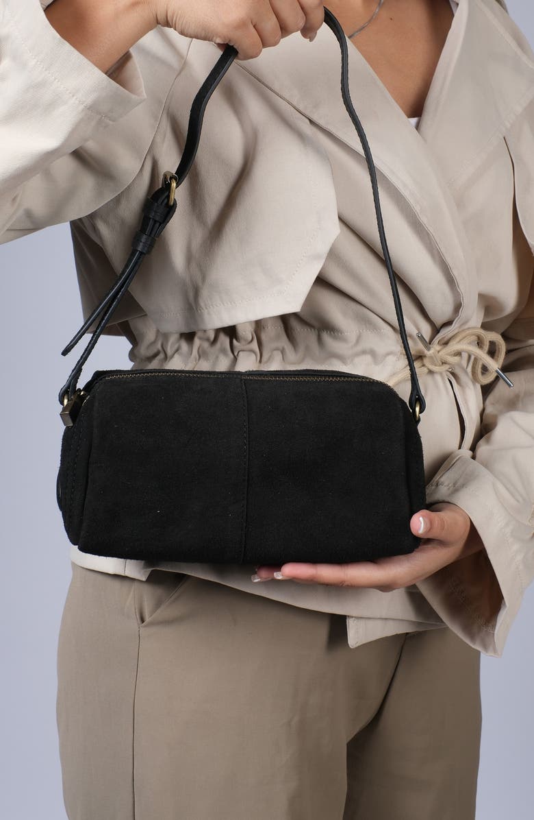 Ecotorie Barrel Shoulder Bag, Alternate, color, Black