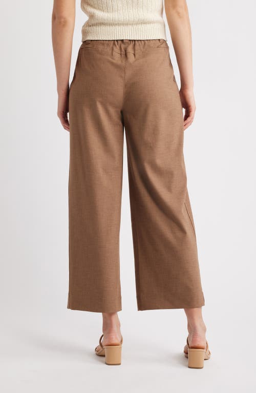 Wit & Wisdom Glider Skyrise Wide Leg Pants In Toasted Coconut