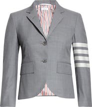 Thom Browne Stripe High Armhole Wool Sport Coat
