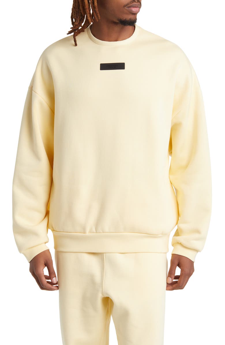 Fear of God Essentials Cotton Blend Crewneck Sweatshirt, Main, color,