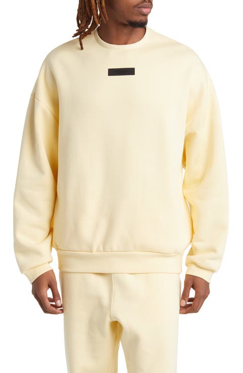 Cotton Blend Crewneck Sweatshirt
