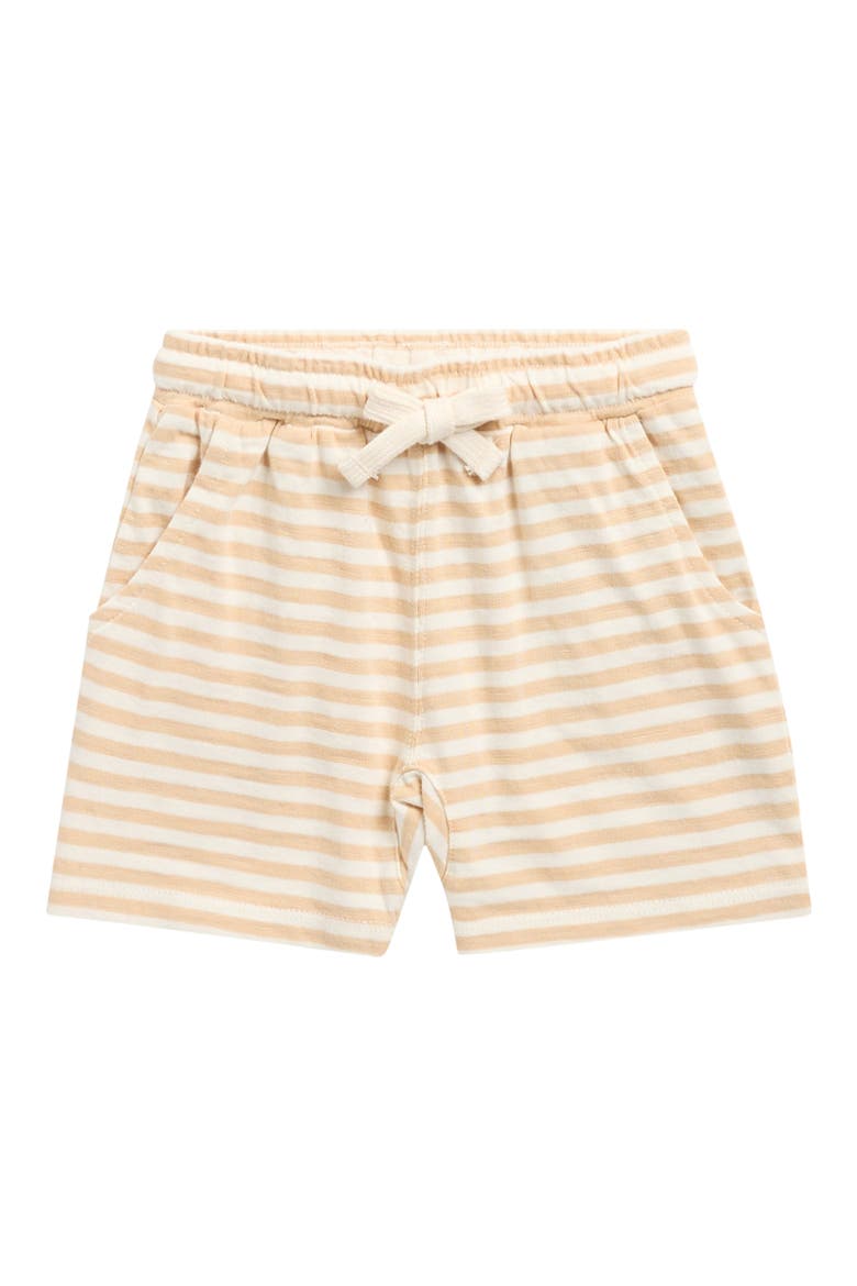 Sam Stripe Cotton Drawstring Shorts, Main, color, BUTTERSCOTCH