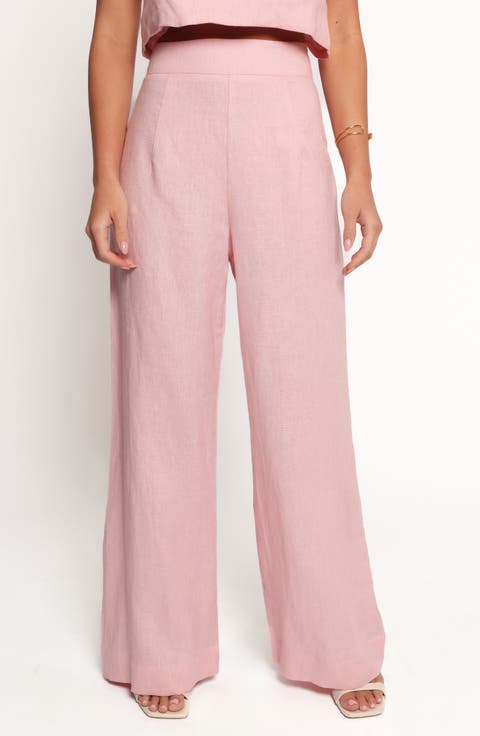 Women's Pink Wide-Leg Pants | Nordstrom