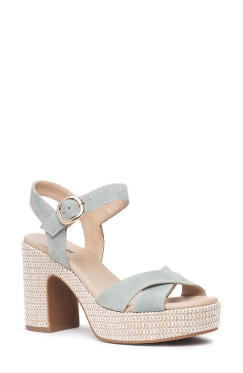 Ankle Strap Platform Sandal (Women)