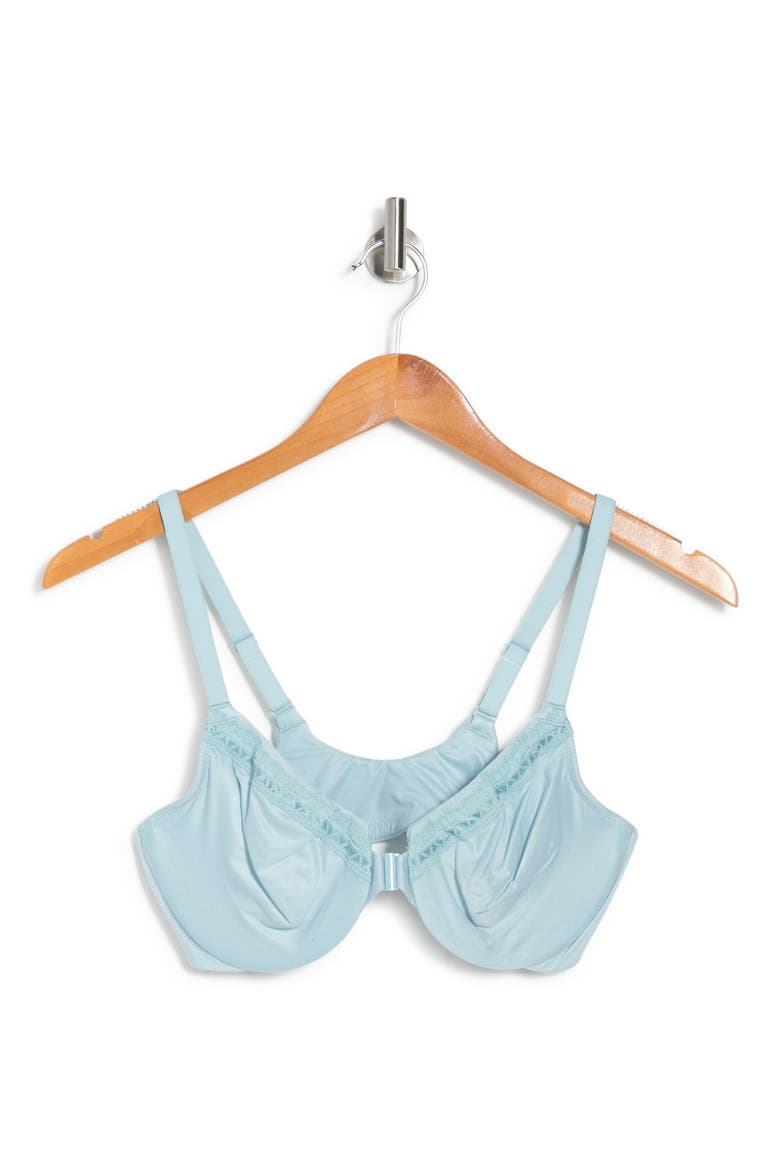 Perfect Primer Front Close Underwire Bra, Alternate, color, ETHER