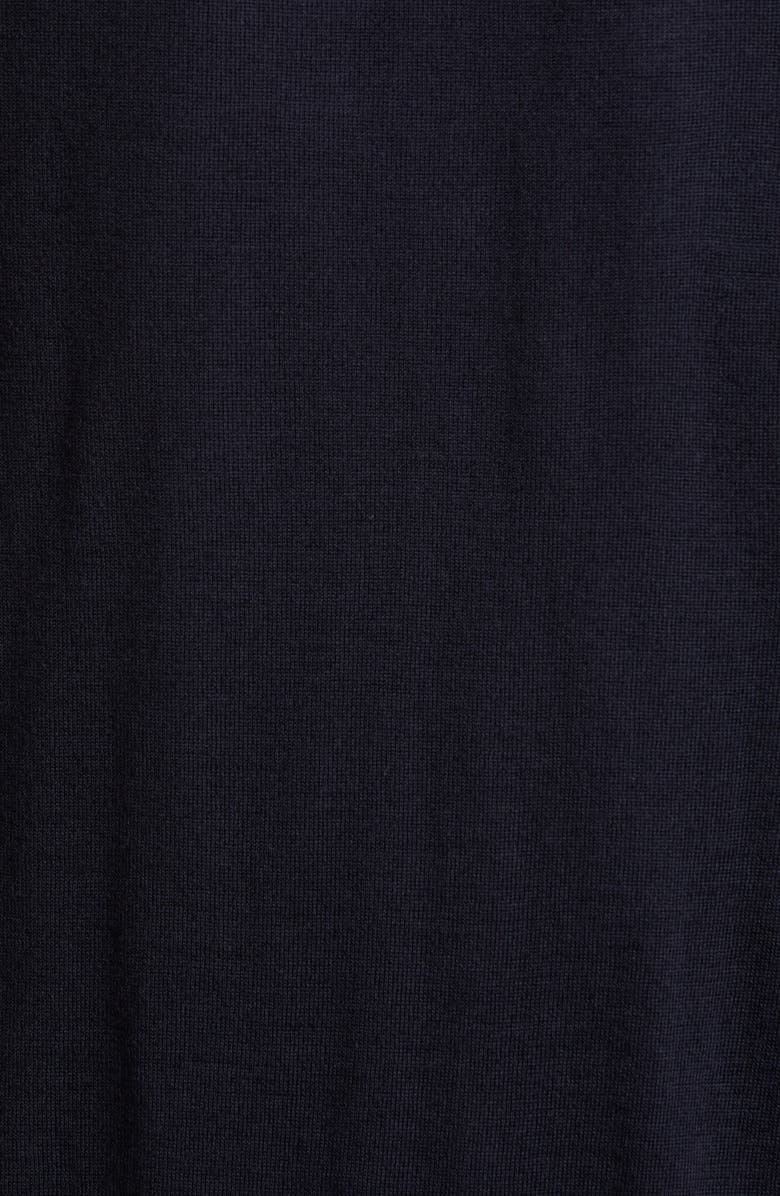 Thom Browne Men's Stripe Armbands Merino Wool Cardigan, Alternate, color, Navy