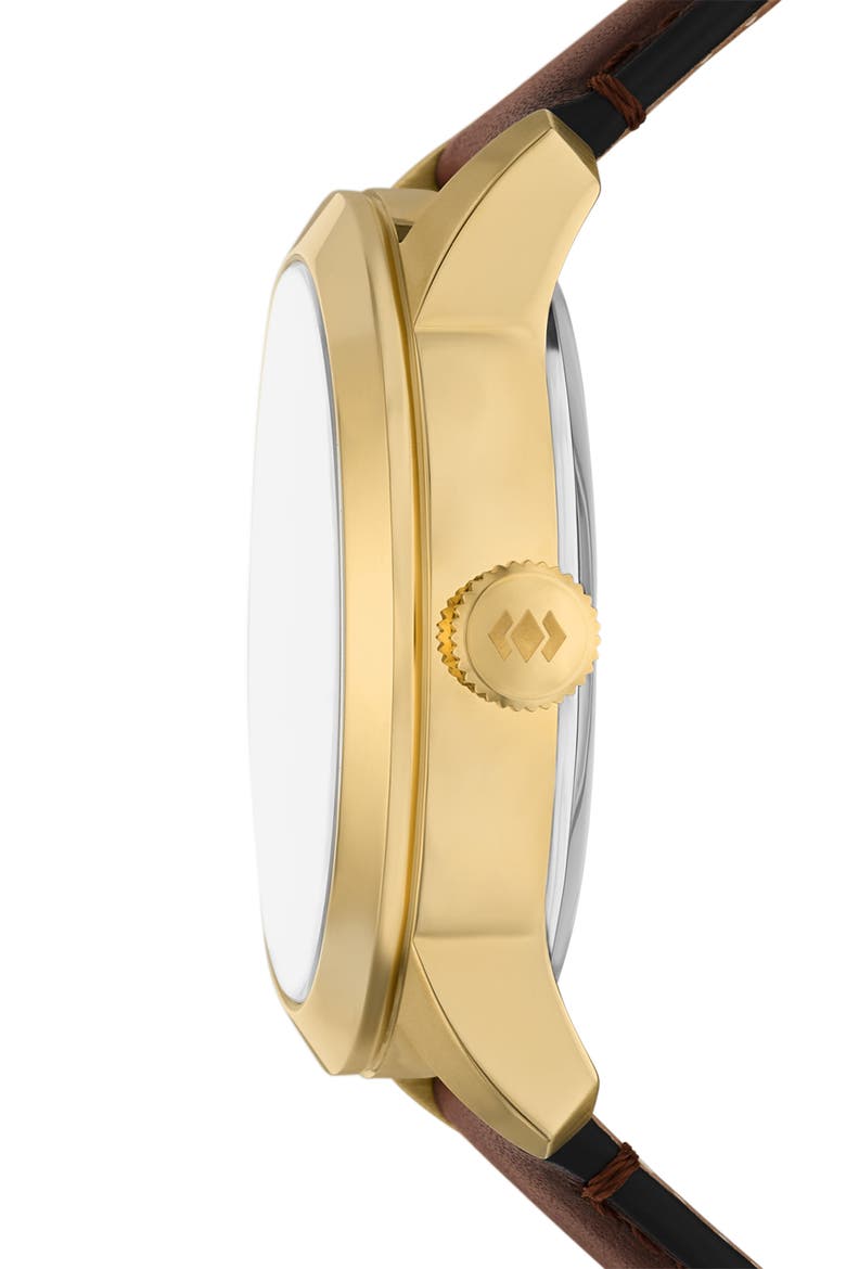Townsman Big Tic Ana-Digi Watch, 42mm, Alternate, color, BROWN/ GOLD