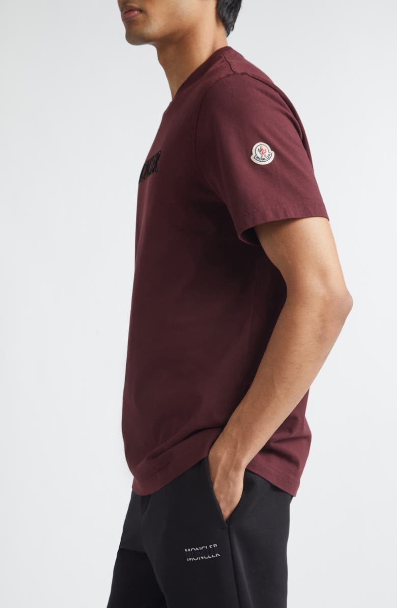 Moncler Logo Patch Graphic T-Shirt, Alternate, color, Port Royale