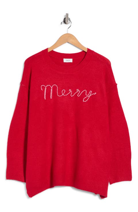 Merry Candy Cane Sweater