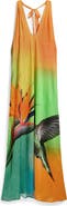 Desigual Halter Maxi Cover-Up Dress