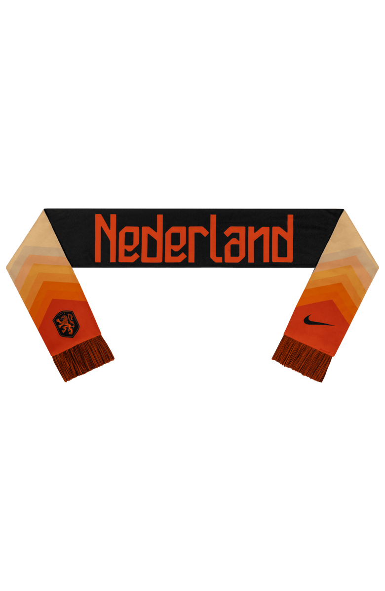 Nike Netherlands National Team Local Verbiage 2.0 Scarf, Main, color, Orange