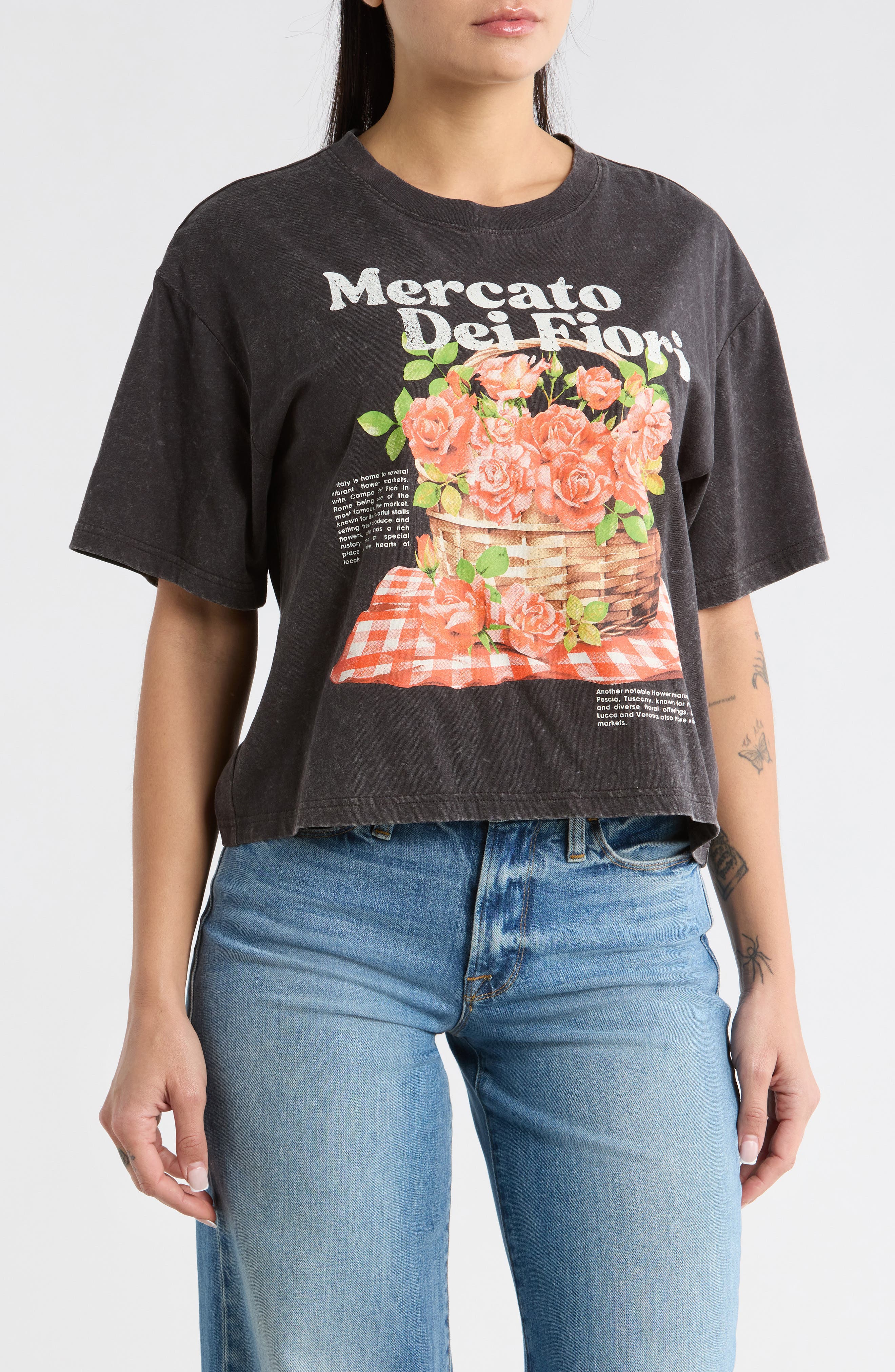 Vinyl Icons Mercato Dei Fiori Graphic T-Shirt
