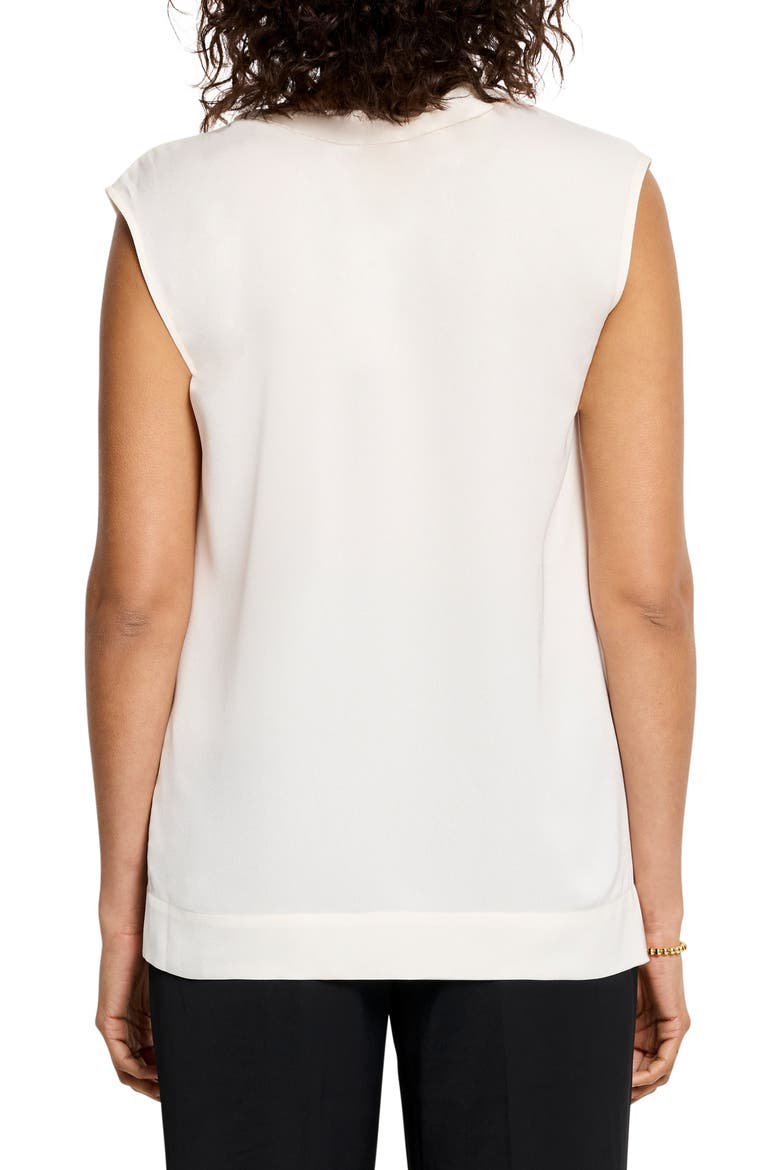 Sleeveless Chiffon Top, Alternate, color, CLASSIC CREAM