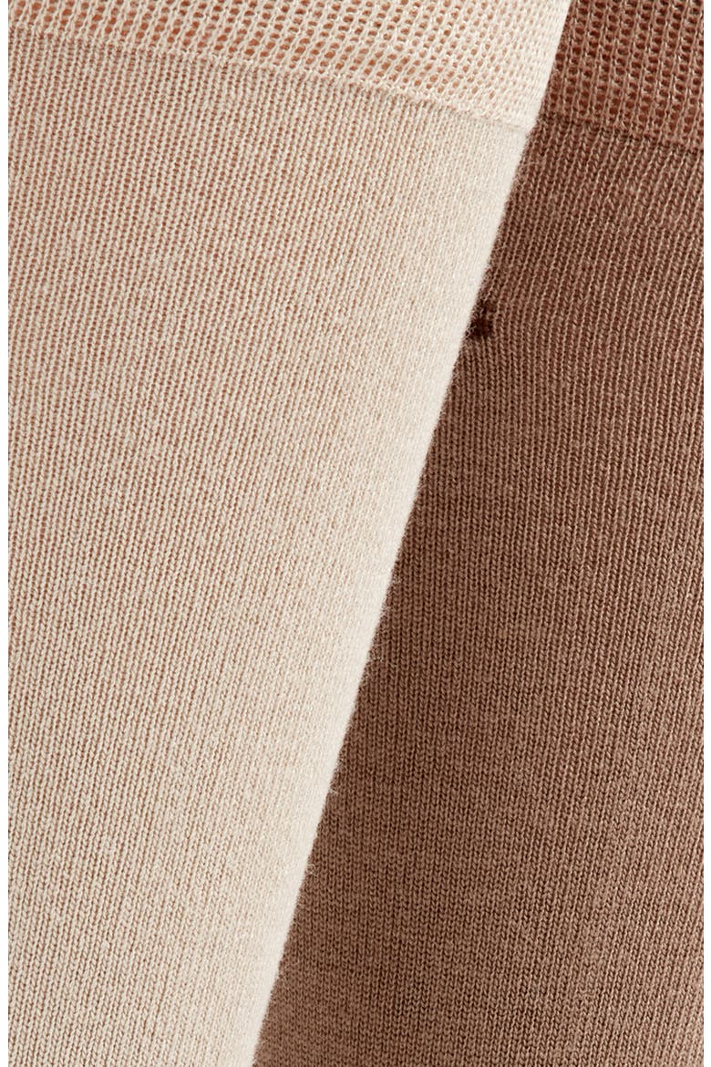 Assorted 2-Pack Solid Dress Socks, Alternate, color, OPEN BROWN