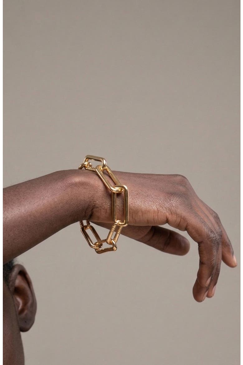 Oto Maxi Rope Chain Bracelet, Alternate, color, Gold