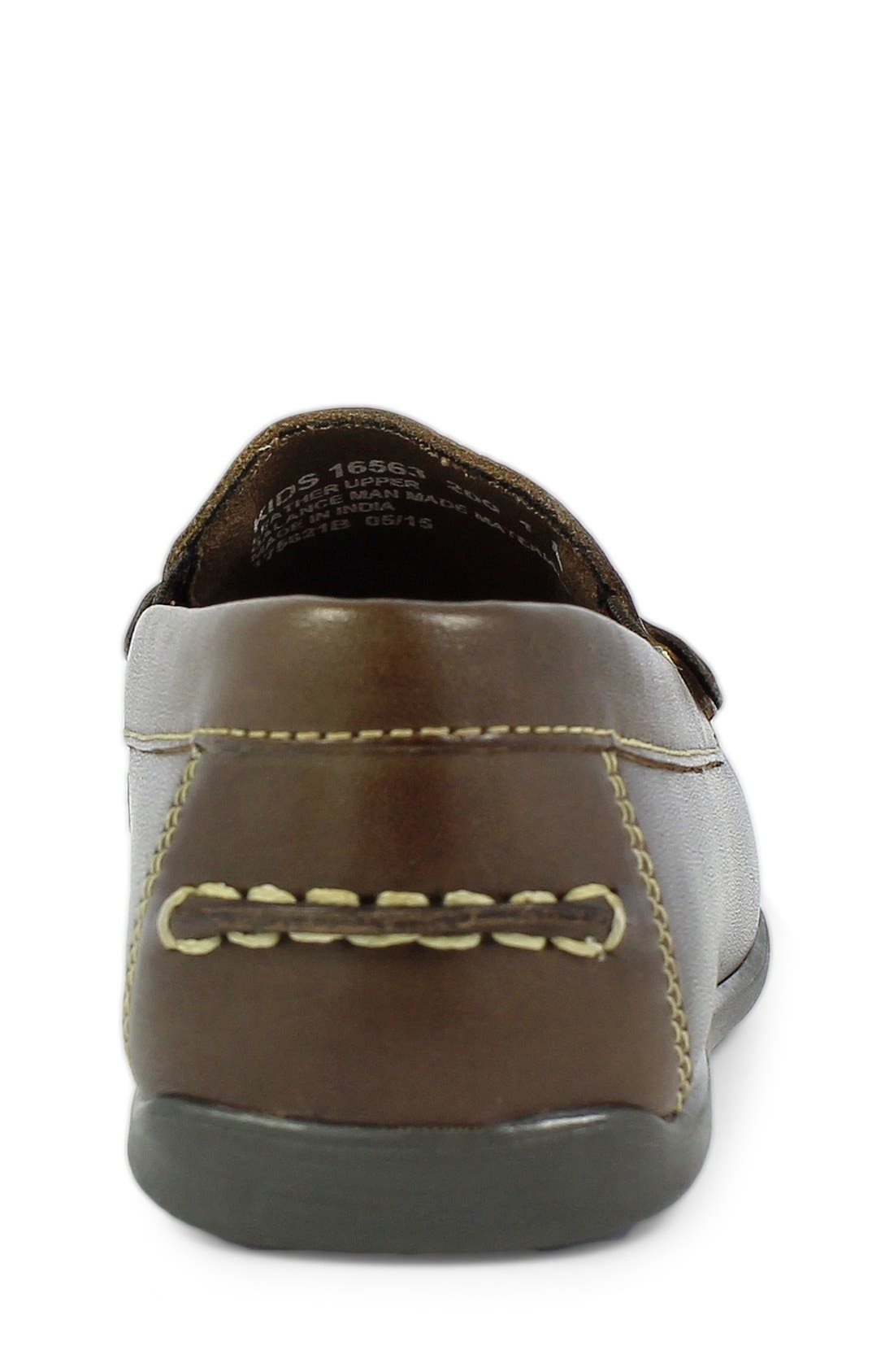 Florsheim Kids
 Jasper Jr Loafer, Alternate, color, Brown Leather