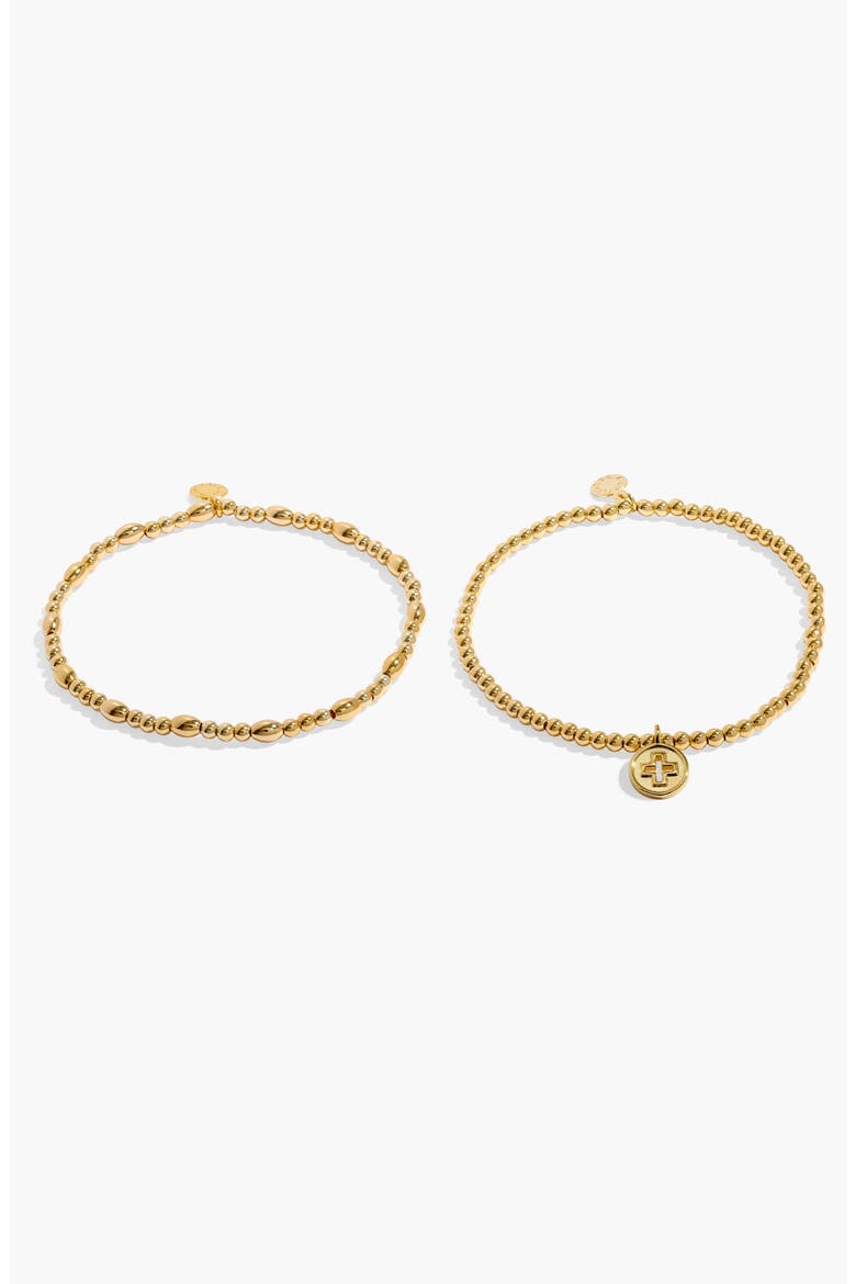Faith A Little 'Walk By Faith' Bracelet, Alternate, color, Gold Plated