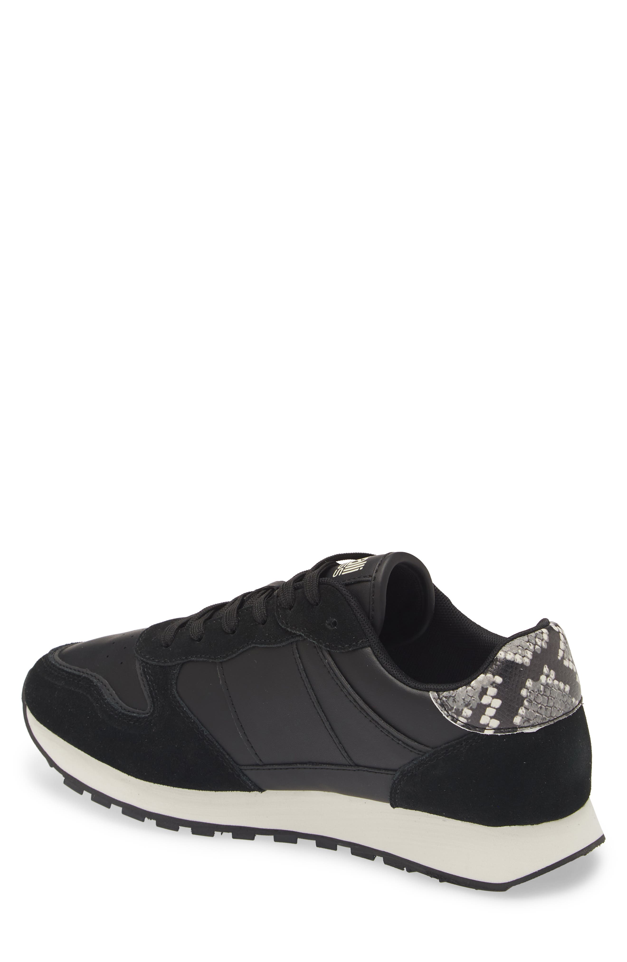 Roberto Cavalli Cavalli Class Snake Embossed Runner Shoe, Alternate, color, 