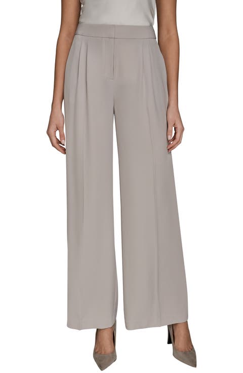 Pleated Wide Leg Pants