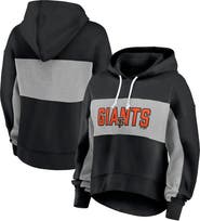 FANATICS Women's Fanatics Black San Francisco Giants Filled Stat Sheet Pullover Hoodie