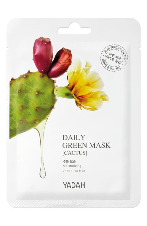 Daily Green Cactus Sheet Mask