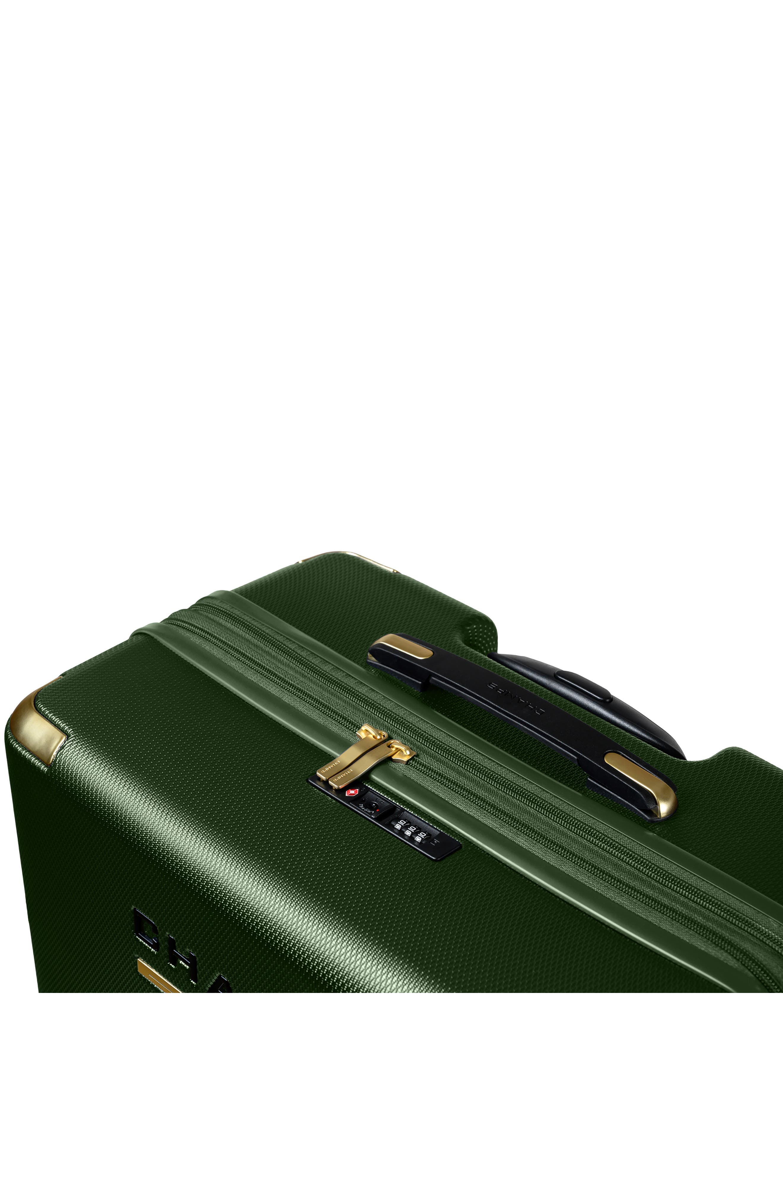 CHAMPS Luxe II 3-Piece Hardside Spinner Suitcases, Alternate, color, Green