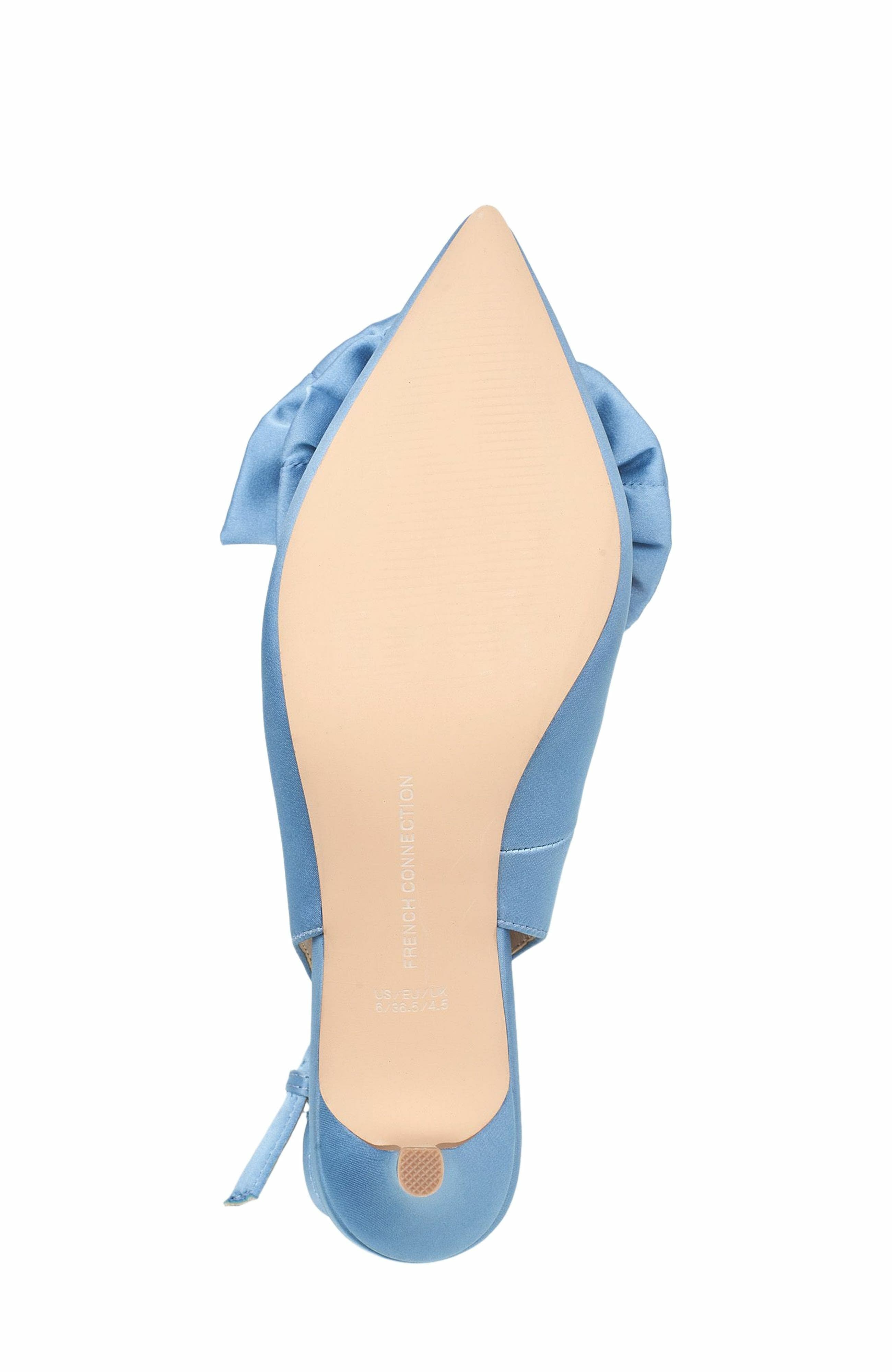Quinnbow Slingback Kitten Heel, Alternate, color, BLUE