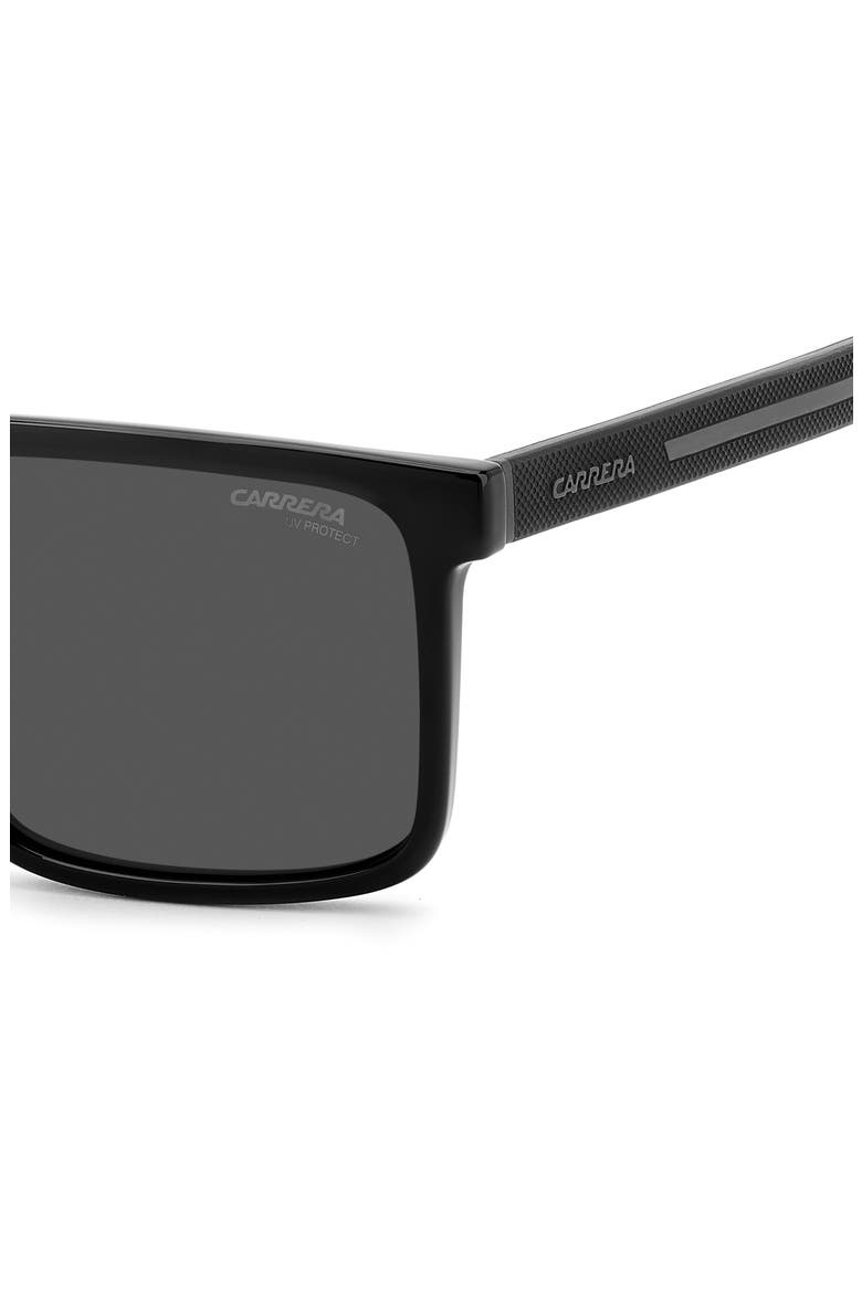 58mm C Sport Square Sunglasses, Alternate, color, BLACK/ GREY