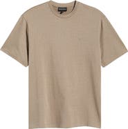Emporio Armani Geo Print Cotton Graphic T-Shirt