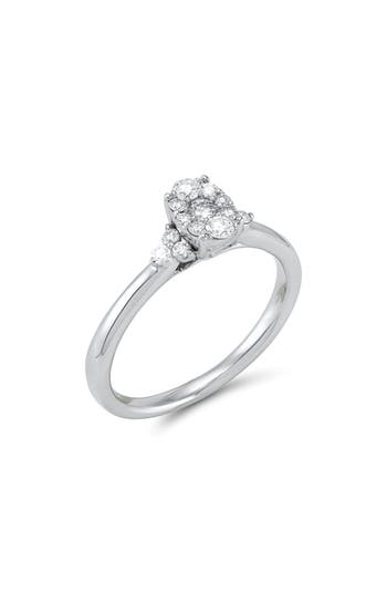 Frankie & Zoe Lab Grown Diamond Ring In Gold